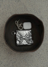 Load image into Gallery viewer, KWANI My Dear Bow Bow Mini Pouch Silver
