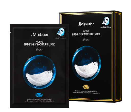 JM SOLUTION Active Birds Nest Moisture Mask Plus (10pcs)
