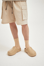 Load image into Gallery viewer, 23.65 Baguette Rubber Clogs Camel
