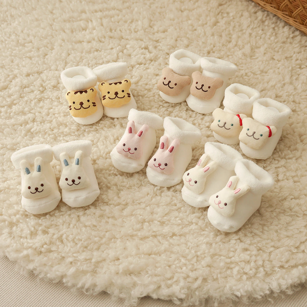 CHEZ-BEBE Newborn Socks 4Options