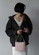 Load image into Gallery viewer, KWANI Square Embossed Bag Mini Tote Pink
