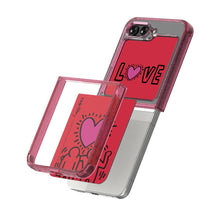 Load image into Gallery viewer, SLBS Keith Haring Love Flipsuit Phone Case for Galaxy Z Flip5
