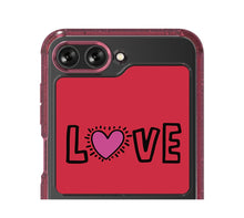 Load image into Gallery viewer, SLBS Keith Haring Love Flipsuit Phone Case for Galaxy Z Flip5
