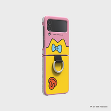 Load image into Gallery viewer, SLBS Eco Friends Maggie Simpsons Phone Case with ring for Galaxy Z Flip4
