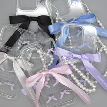 Load image into Gallery viewer, SECOND UNIQUE NAME Ballet Ribbon Clear Case Black
