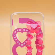 Load image into Gallery viewer, SECOND UNIQUE NAME Sun Case Heart Bubble Pink
