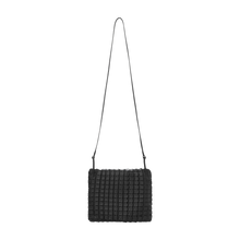 Load image into Gallery viewer, KWANI Square Embossed Bag Mini Tote Black
