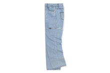 Load image into Gallery viewer, TARGETTO Side Slit Denim Pants Light Indigo (NMIXX Jiwoo&#39;s pick)
