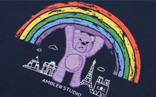 Load image into Gallery viewer, AMBLER AMBLER Bear T-Shirts_Navy
