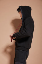 Load image into Gallery viewer, [2022 CAST] CCOMAQUE by DOLSILNAI Hanbuk Design With Embroider Hoodie Black
