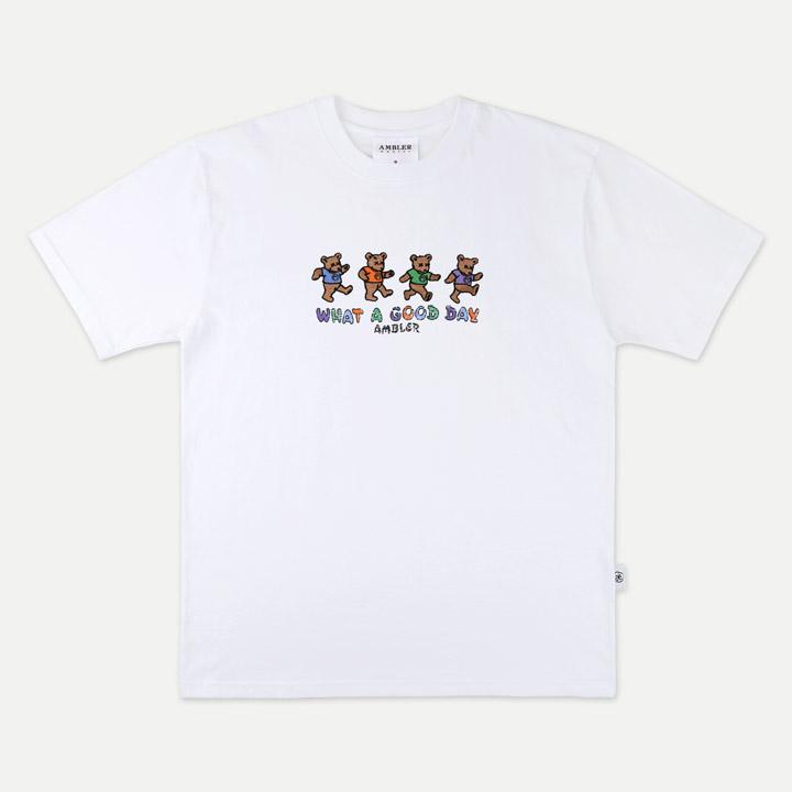 AMBLER Bear T-Shirts_White