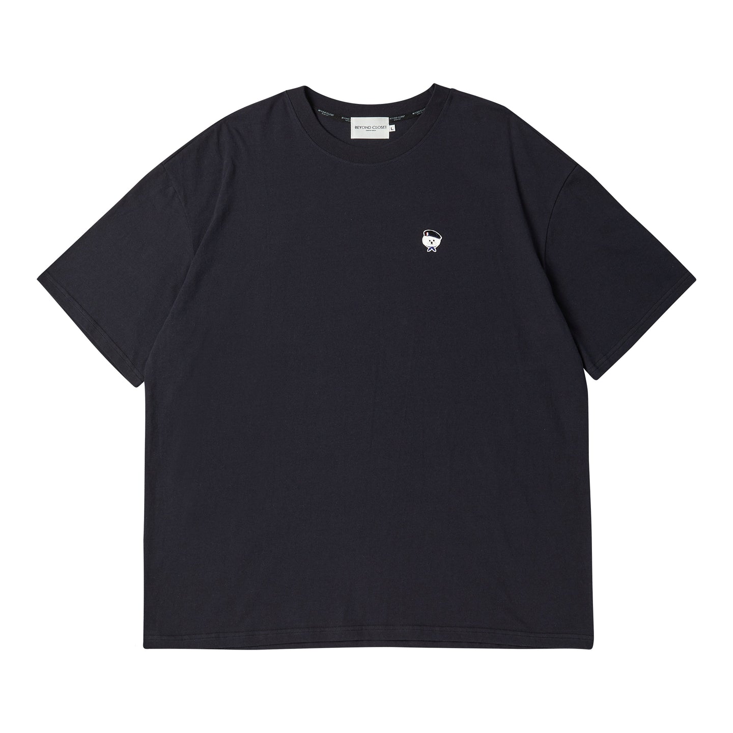 BEYOND CLOSET New Parisian T-Shirt Navy