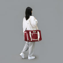 Load image into Gallery viewer, D.LAB Boston Multi Cross Duffle Bag Burgundy
