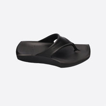 Load image into Gallery viewer, MULEBOY Square X Flip Flop Black
