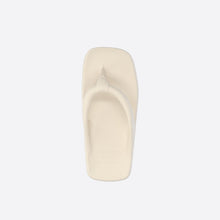 Load image into Gallery viewer, MULEBOY Square Z Flip Flop Cream
