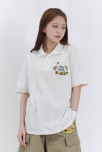 Load image into Gallery viewer, BEYOND CLOSET Collection Line Academy Logo Cotton PK T-Shirt White
