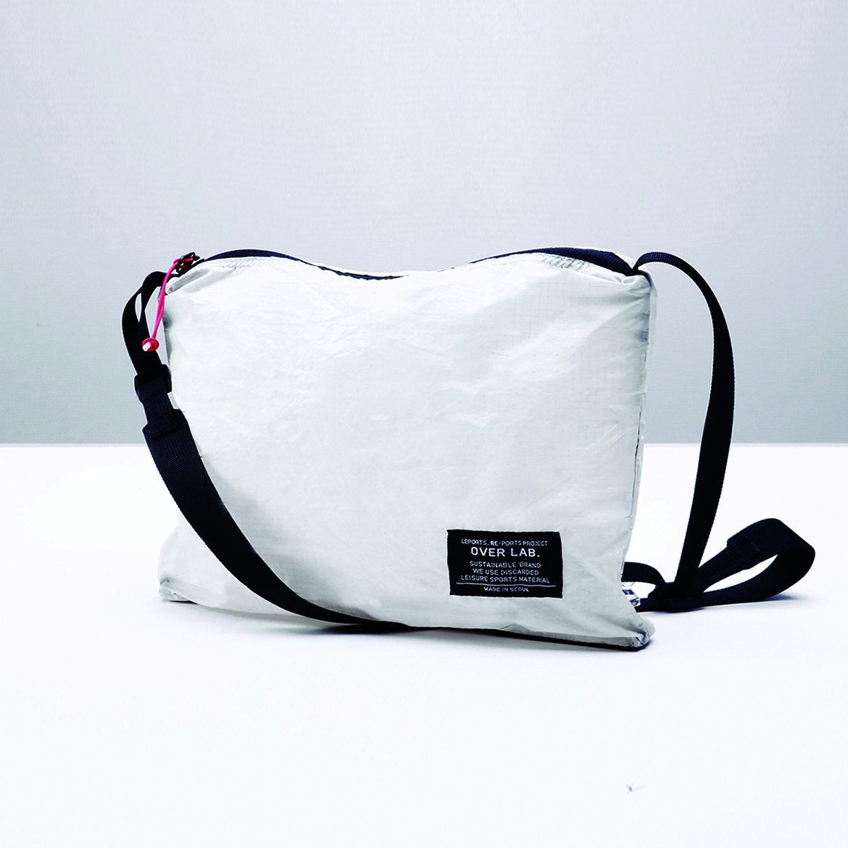 OVER LAB_Another_High_Standard_Sacoche Bag_WHITE