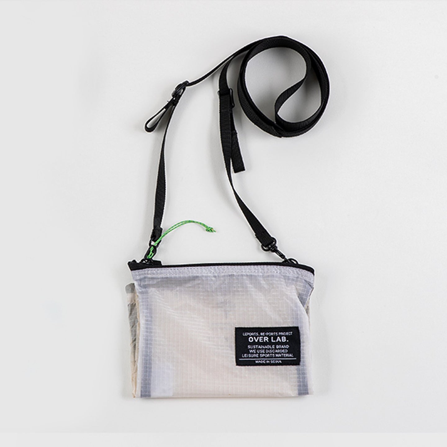 OVER LAB_Another_High_folding_Sacoche Bag_WHITE