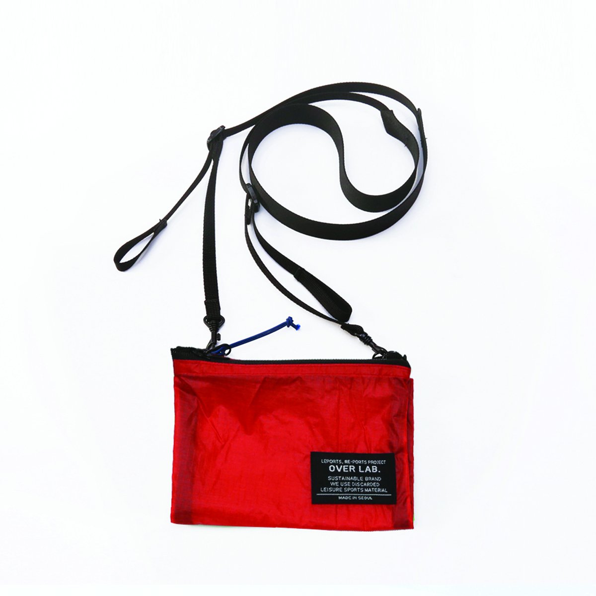 OVER LAB_Another_High_folding_Sacoche Bag_RED