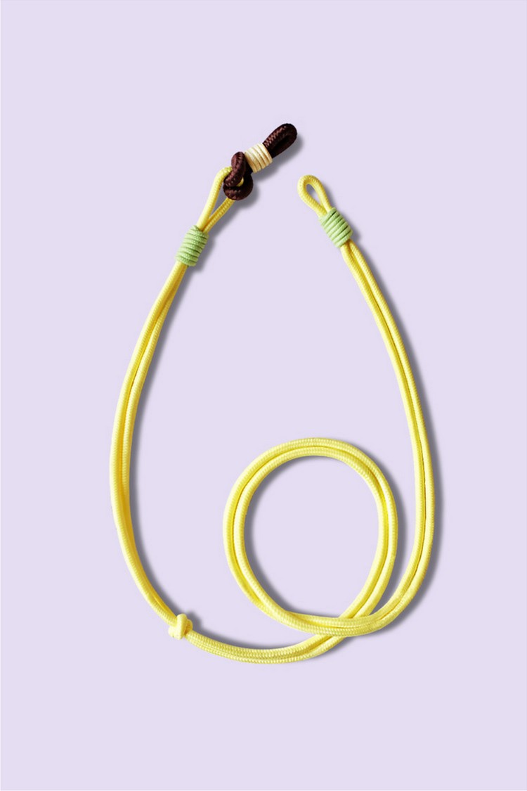 MCRN Finger Tab+Phone Shoulder Strap Long Lemon Set