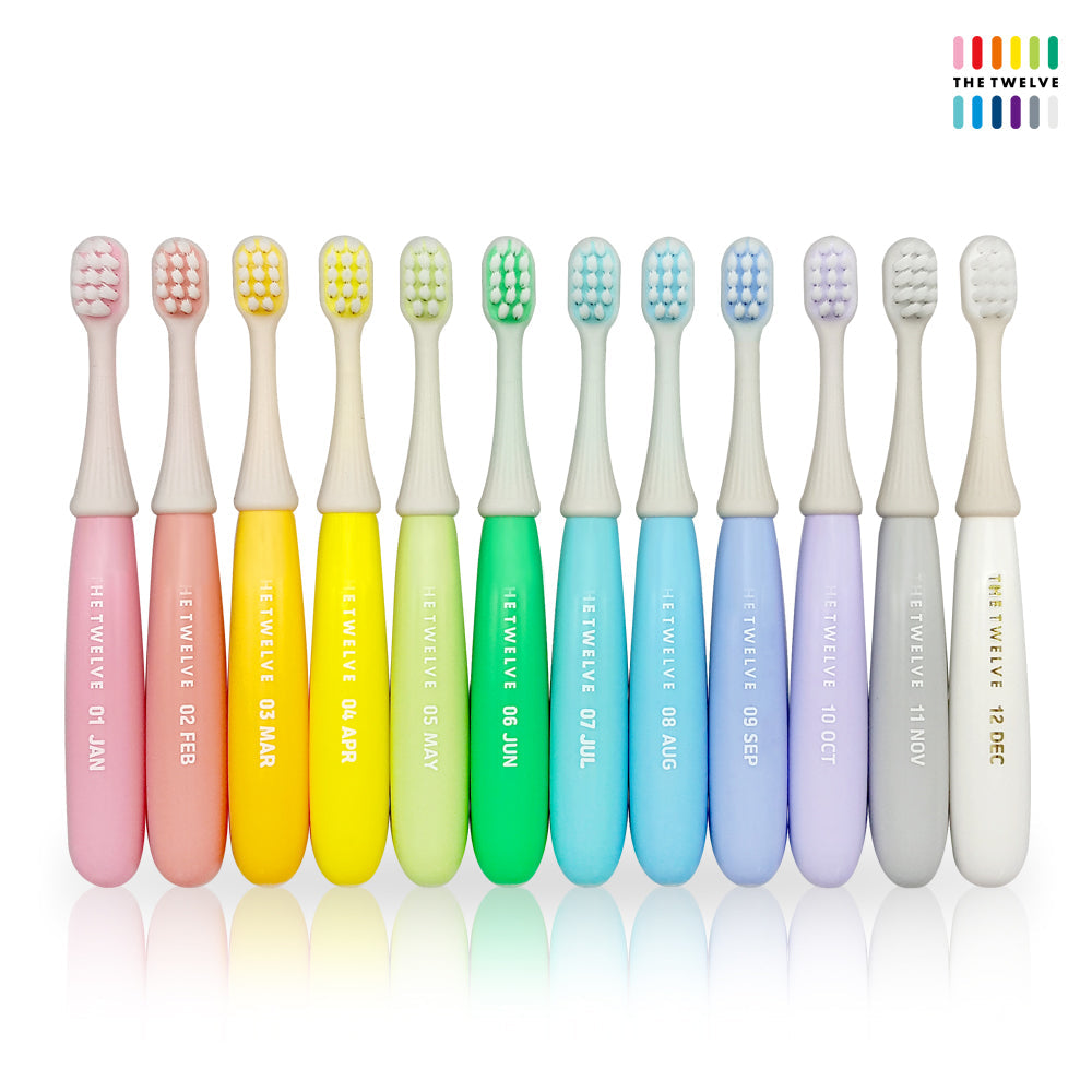 [GGD] The Twelve Toddler Toothbrush 12pcs (PASTEL)