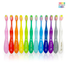 Load image into Gallery viewer, [GGD] The Twelve Kids Toothbrush 12pcs (VIVID)
