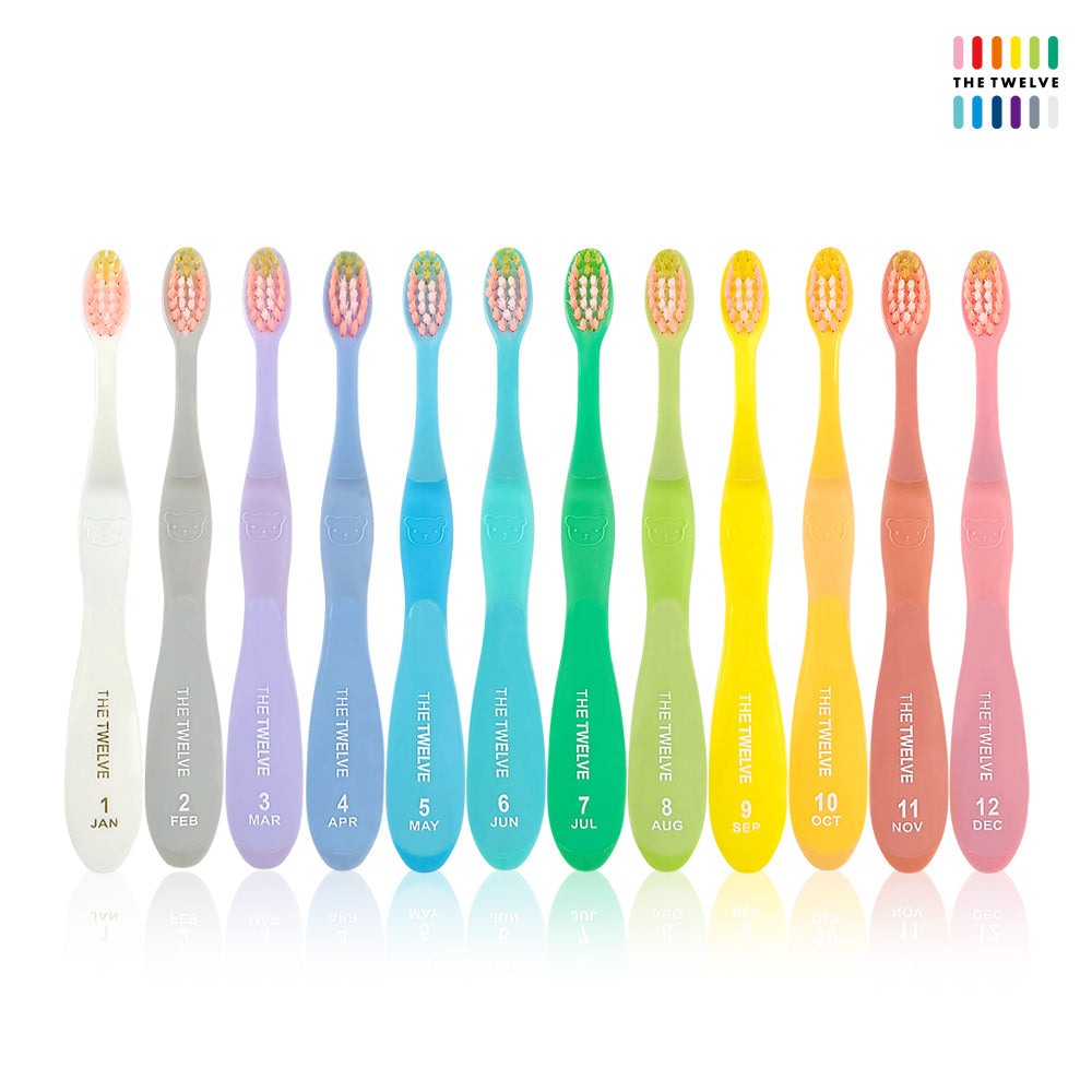 [GGD] The Twelve Kids Toothbrush 12pcs (PASTEL)
