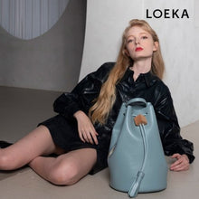 Load image into Gallery viewer, LOEKA Millie Backpack Fog Blue
