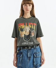 Load image into Gallery viewer, FALLETT Nero Band Short Sleeve Tee Charcoal
