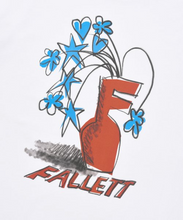 Load image into Gallery viewer, FALLETT Drawing Vase Short Sleeve Tee White
