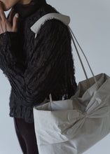 Load image into Gallery viewer, KWANI My Dear Bow Bow Tote Bag Sleek Dove
