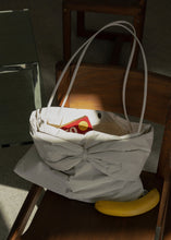 Load image into Gallery viewer, KWANI My Dear Bow Bow Tote Bag Sleek Dove
