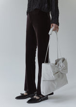 Load image into Gallery viewer, KWANI My Dear Bow Bow Tote Bag Sleek Dove
