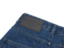 Load image into Gallery viewer, EMKM Signature Semi Wide Denim Pants Dark Blue
