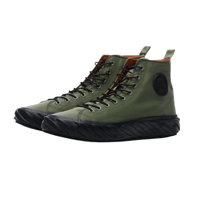 AGE SNEAKERS High Top Water Resistance Khaki