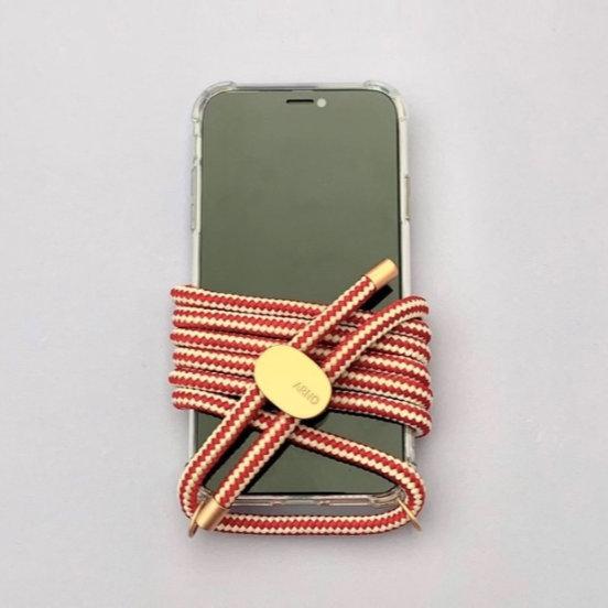 ARNO iPhone Case with Rope Strap It's red
