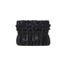 Load image into Gallery viewer, KWANI Tate Ruched Bag Small Black
