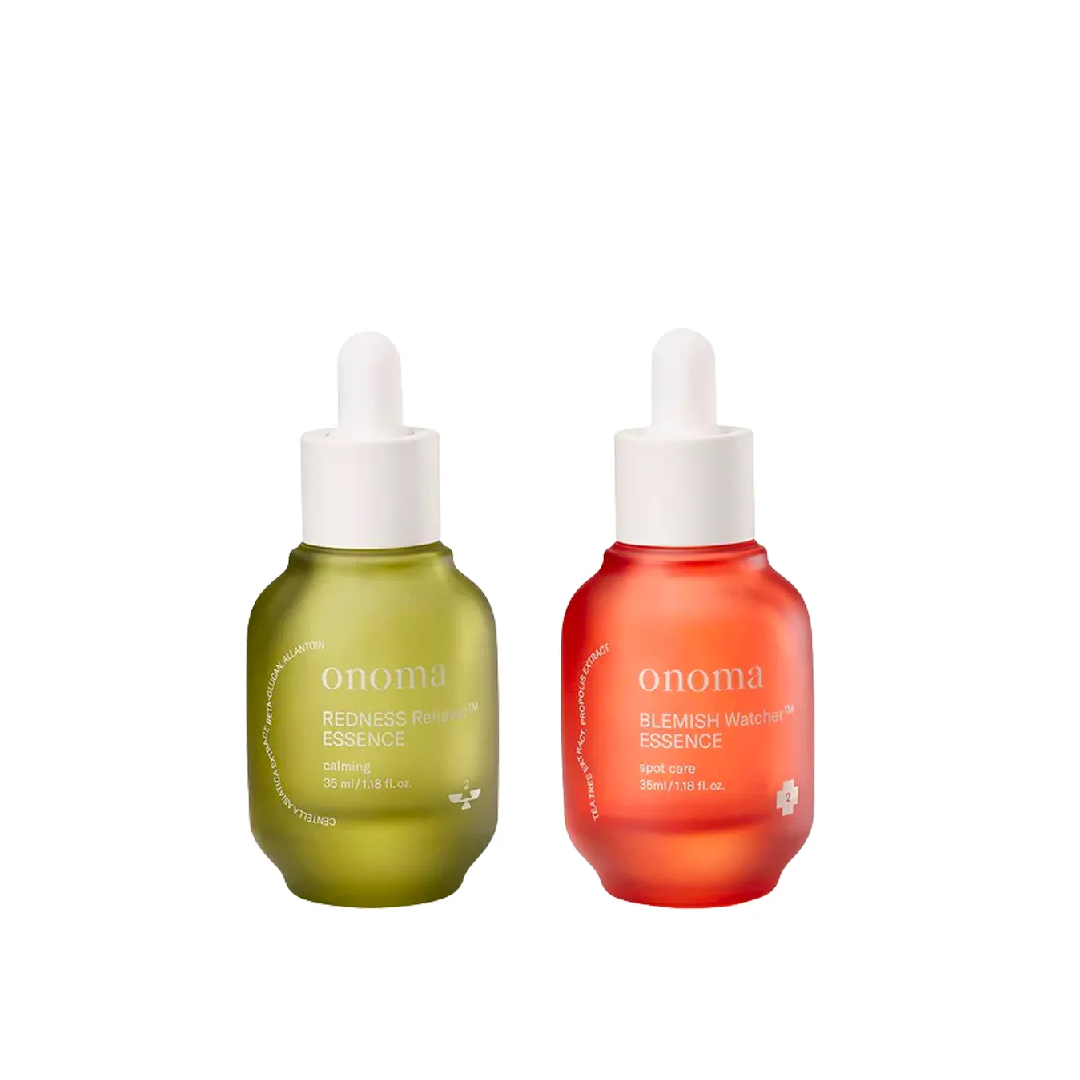 ONOMA REDNESS Reliever™ & BLEMISH Watcher™ Essence Set