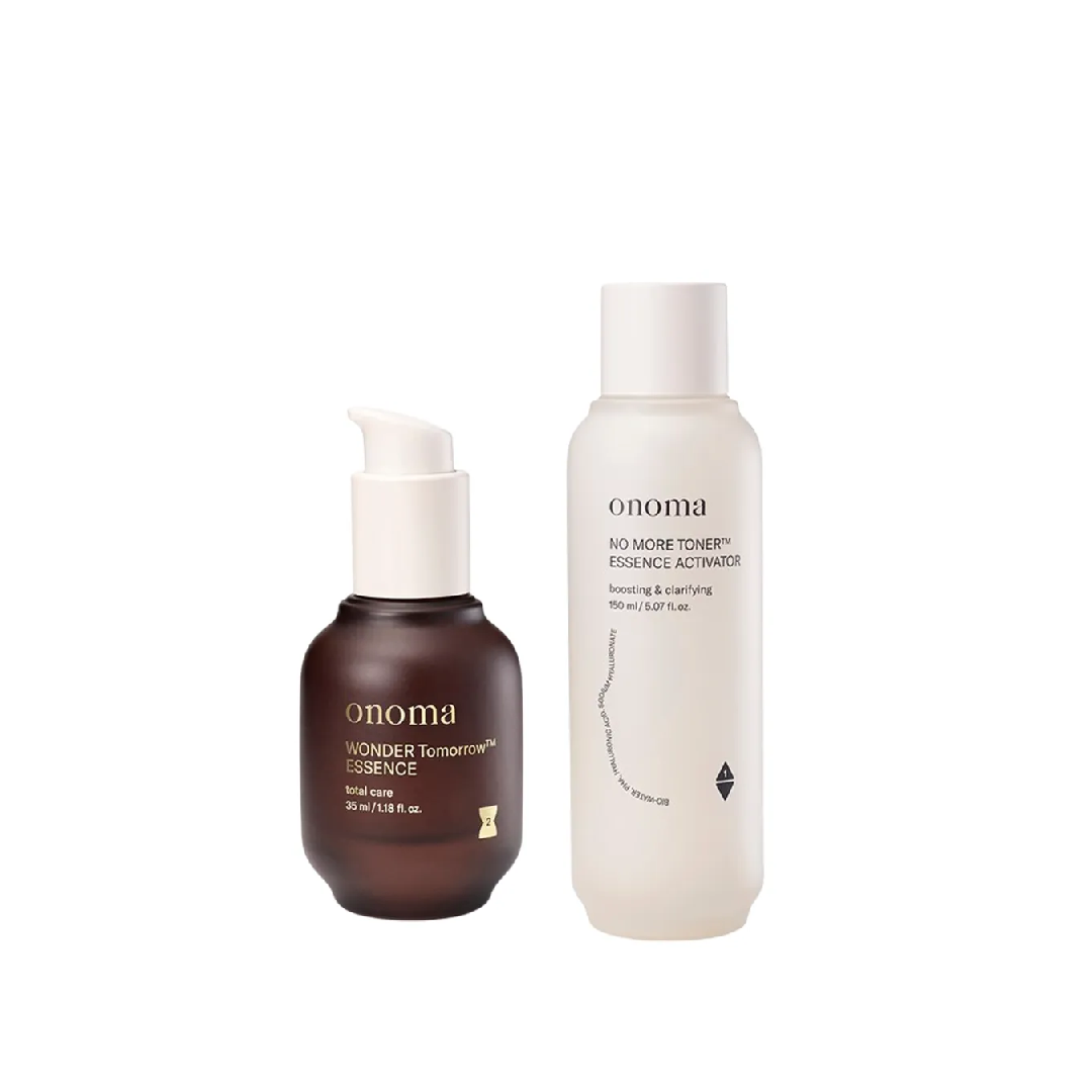 ONOMA WONDER Tomorrow™ Essence & No More Toner™ Essence Activator Set